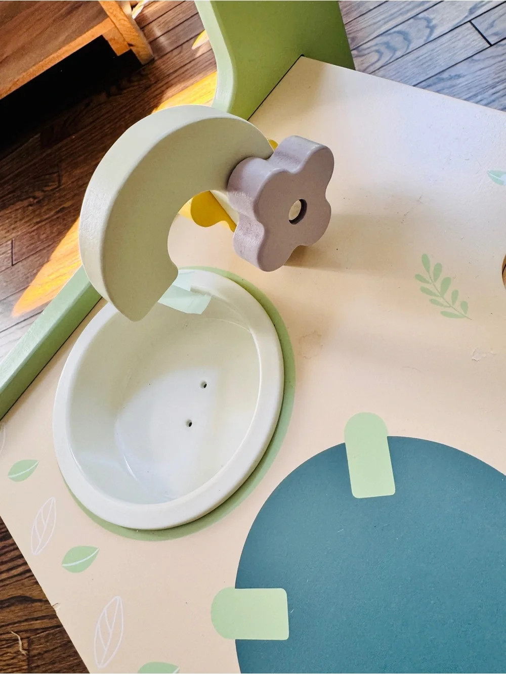 Wooden Activity Walker in Stove/Kitchen design